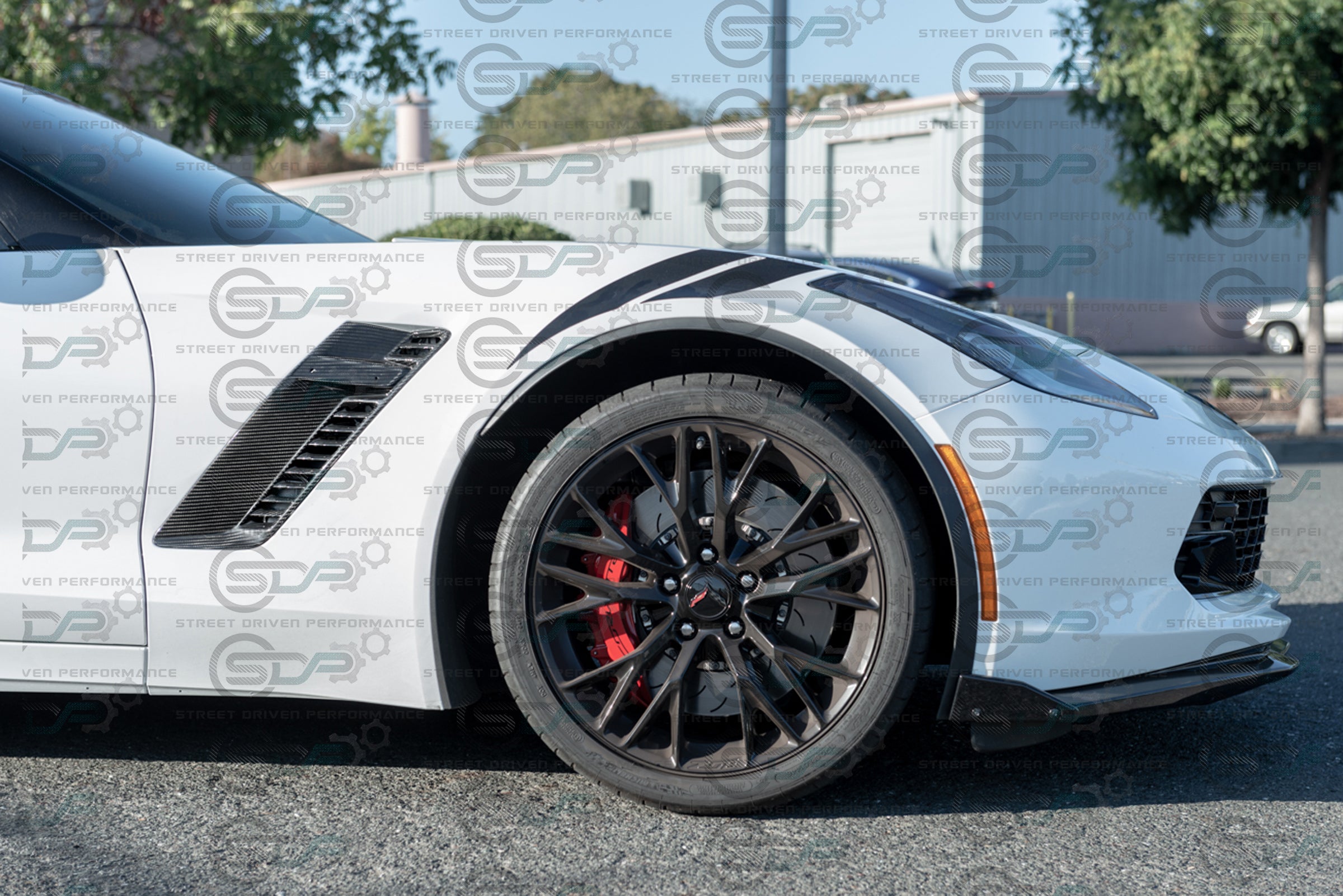 2014-2019 C7 Corvette - Carbon Fiber "Z06 Style" Side Fender Vents